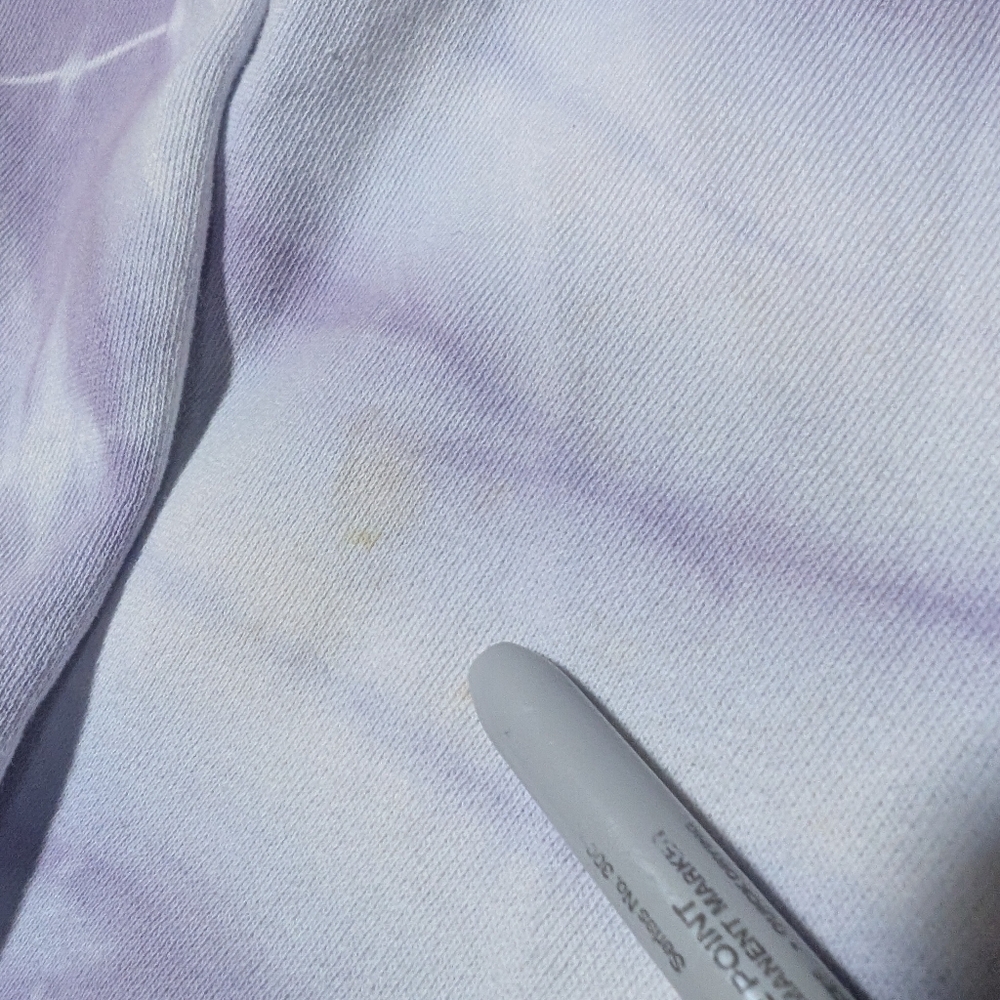 Taylor Swift Midnights Promo 3X Off Shoulder Crewneck Tie Dye Cozy Sweatshirt - Picture 12 of 13